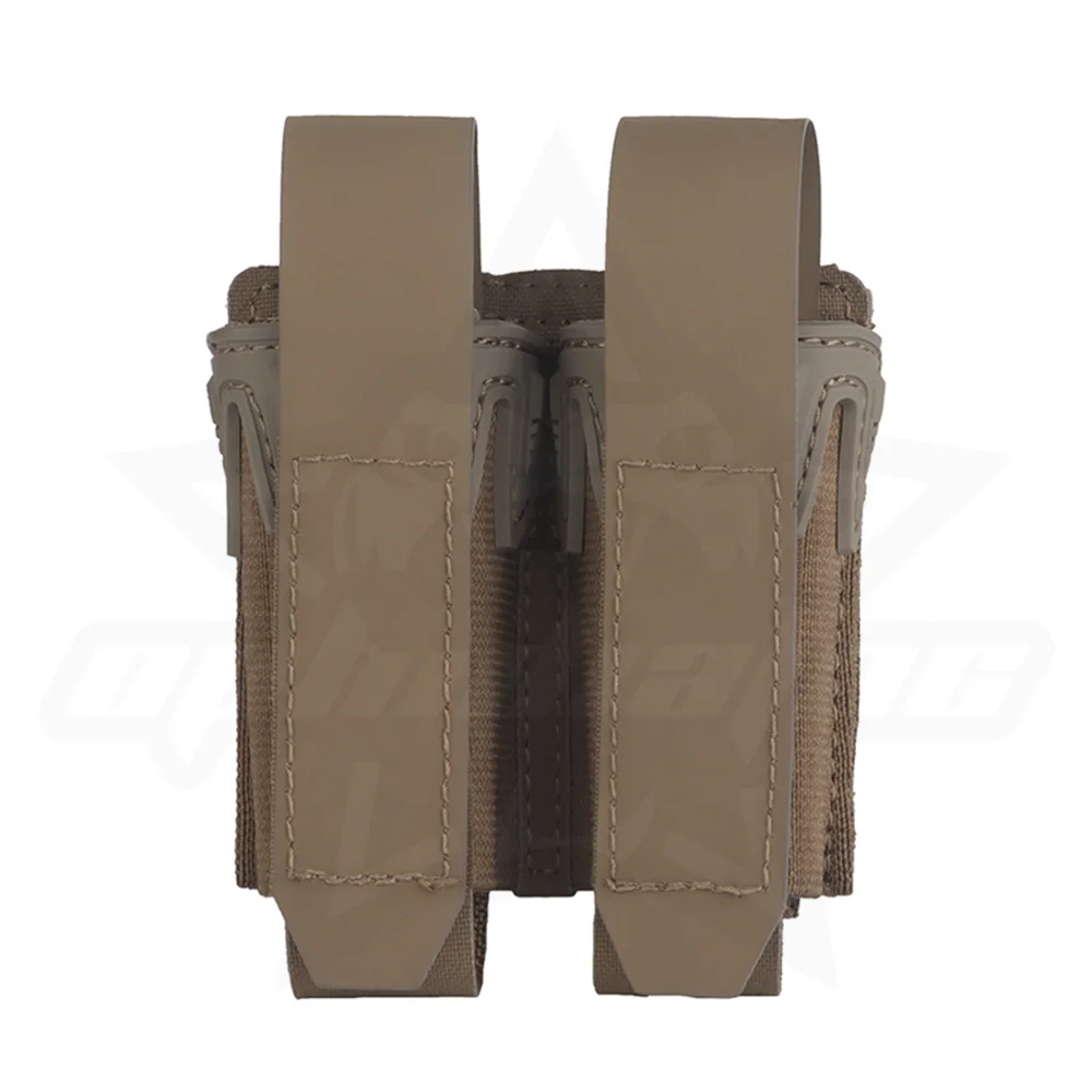 OPHIDIAN Magazine Pouch 9mm Double Quick Release MOLLE Hunting Shooting Magazine Pouch Flashlight Knife Pouch Equipment 3