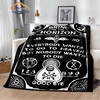 Satanic Gothic Witchcraft Blanket Ouija Board with Hands Occultism Flannel   Soft Four Seasons Portable Camping  4