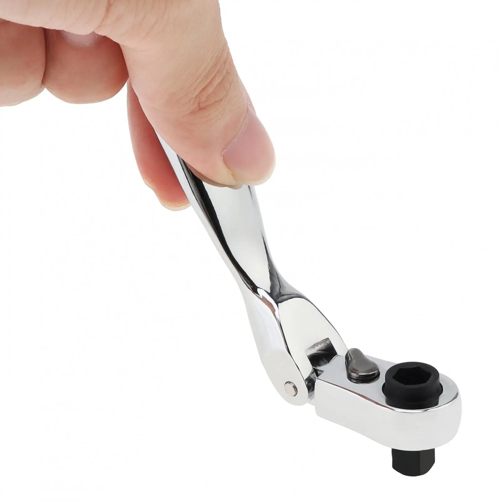 Mini Llave De Trinquete De Un Solo Cabezal, Mini Llave De Trinquete Doméstica De 1/4 Pulgadas