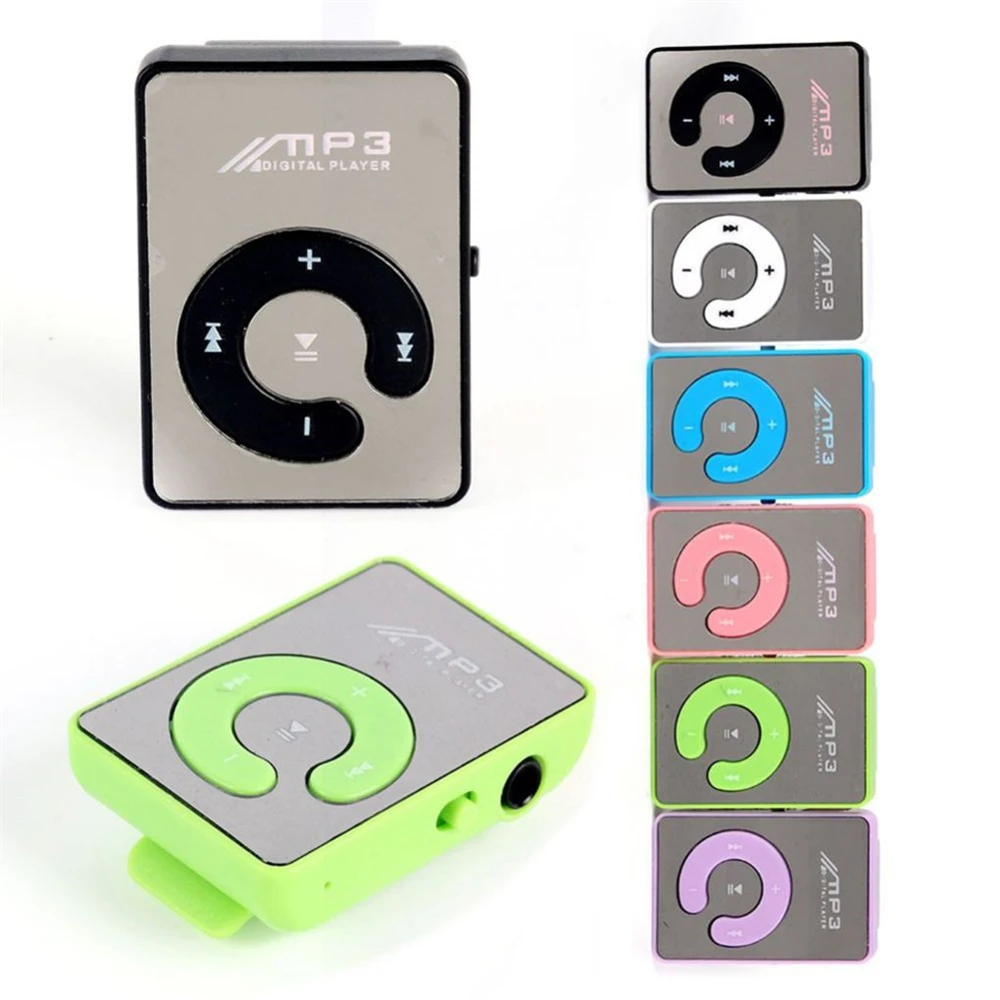 Portable Mini Clip MP3 Player Music Media Fashion HiFi MP3 for Outdoor Sports Convenience MP3 Support Micro SD TF Card