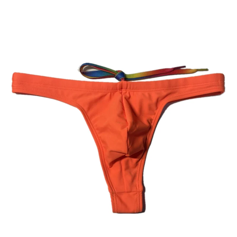 Man Swim Thong Swimwear Mens Swim Briefs Micro Mini Bikini Swimsuit Swimming Trunks Beach Shorts Sexy Gay Bathing Suit Seobean - 3