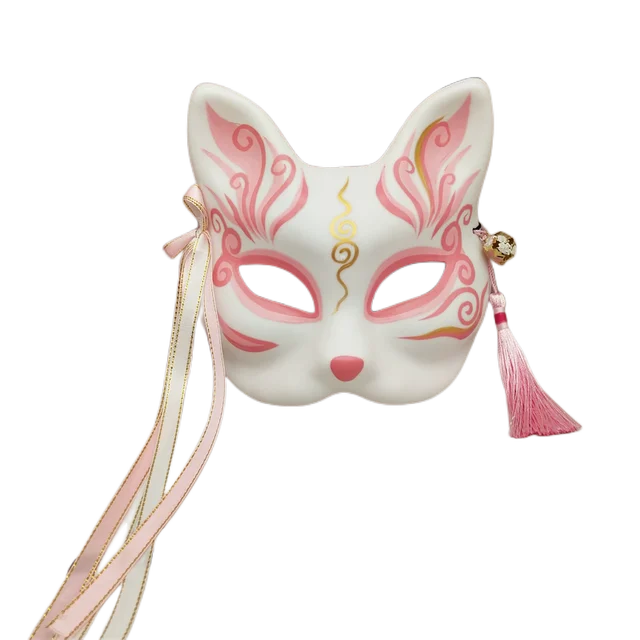 White Cat Mask - 3D Planet Props Custom Paint