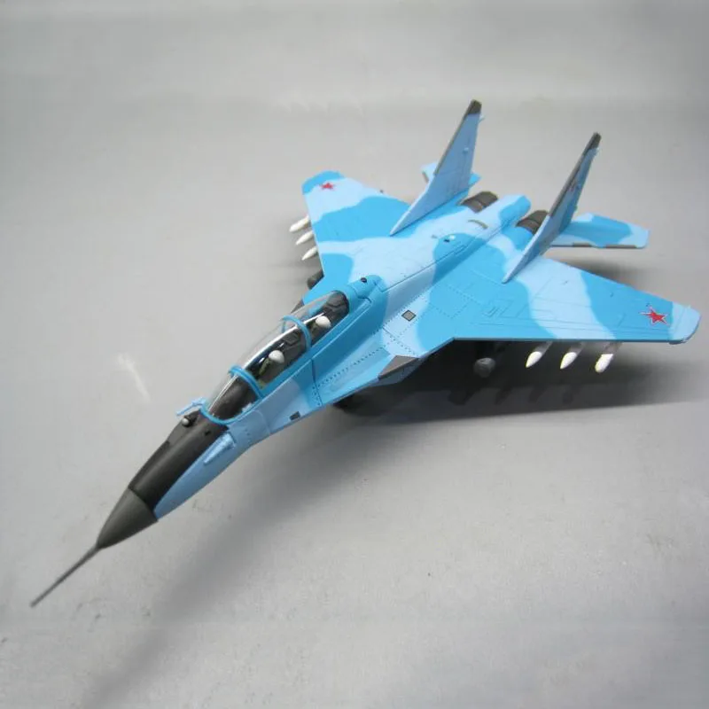 

1:100 Scale Model Russia Fulcrum MIG-35 Aircraft Air Force Airplane Fighter Collection Display For Children Adult Doll Toy