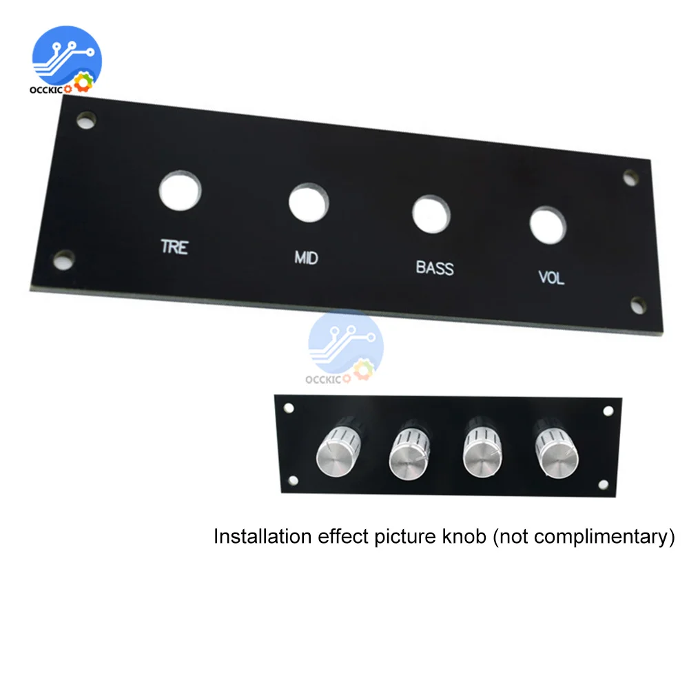 Cable Adapter 11.9x3.6cm RCA Terminal Wall Panel Plate Input Phono Chassis Socket Audio Adapter for NE5532 Active Tone Board Companion Panel