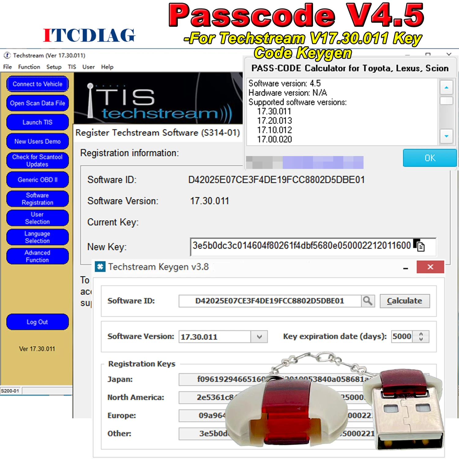 Toyota passcode calculator