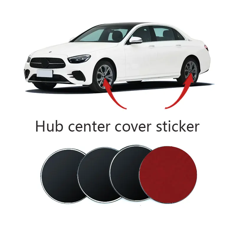 

4pcs 56mm 65mm Car Wheel Center Hub caps cover stickers Badge Logo Decal For Benz E200 C200 S400 S350 GLK ML GLE Car Accessories