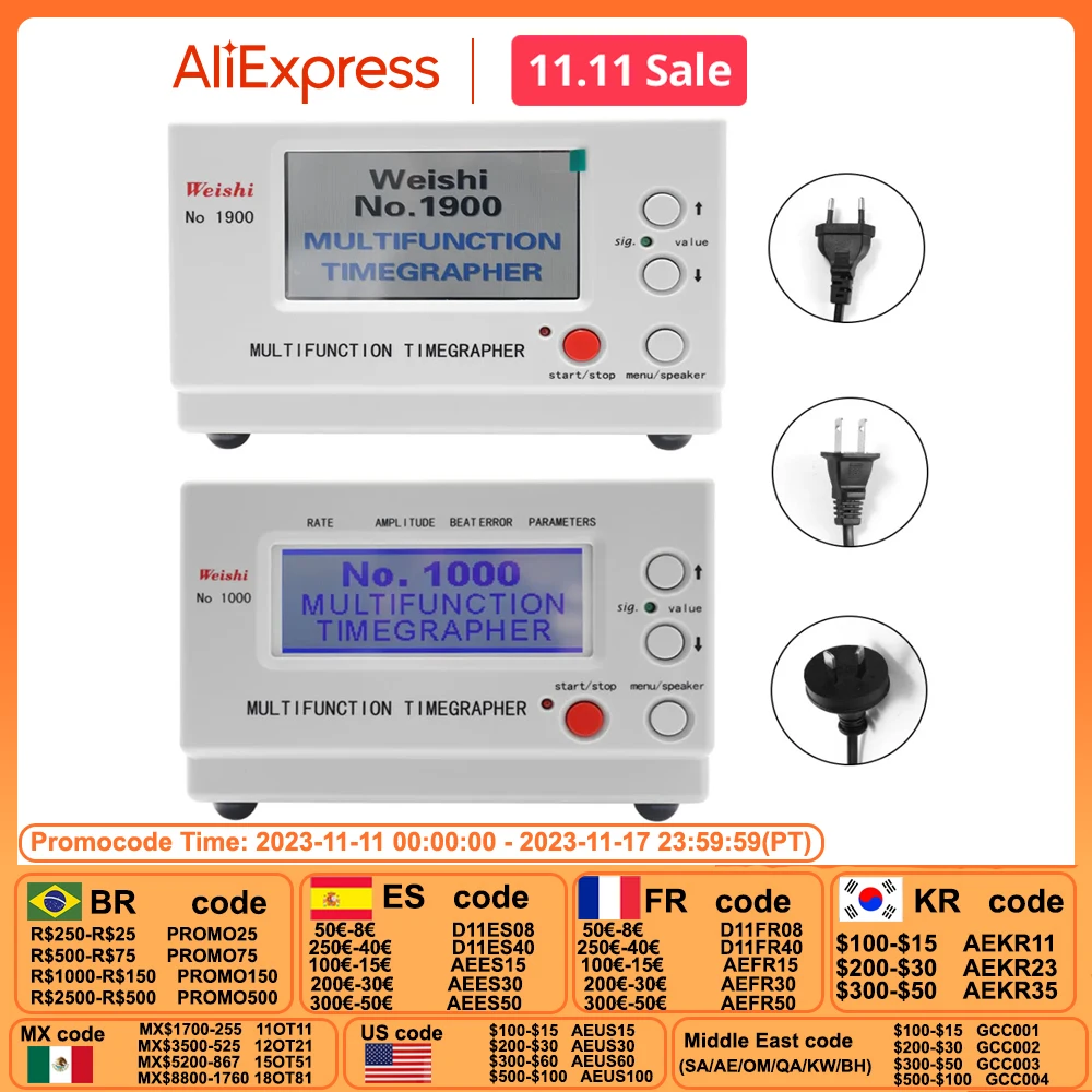 WeishiMechanicalWatchTimingTesterMachineMultifunctionTimegrapher