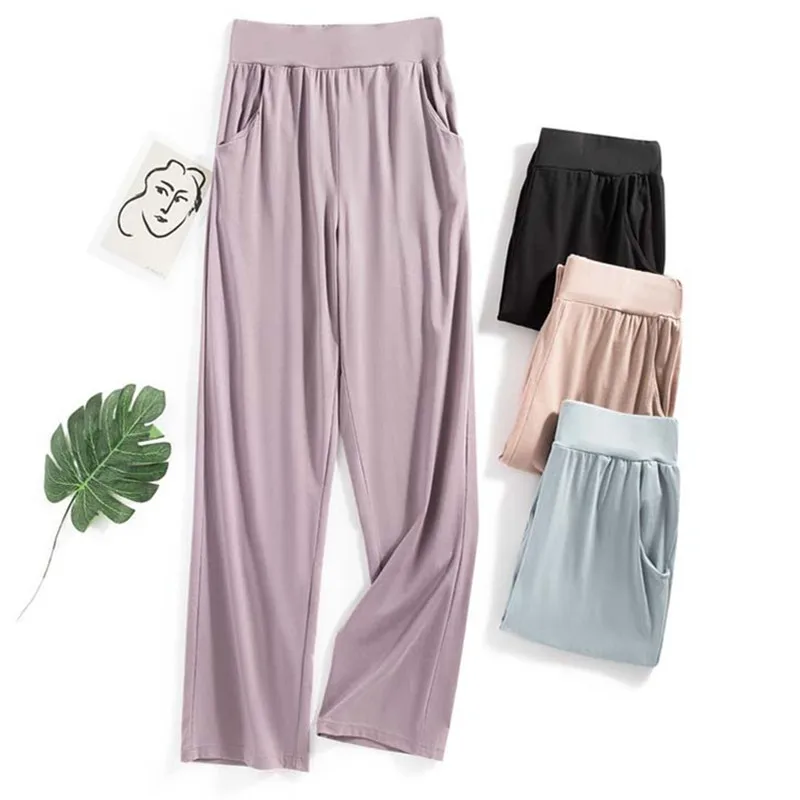 Cotton Pants Pajamas Comfortable New Plus Size Homewear Pant Autumn Winter Home Trousers Night Wear Woman Pantalon M-3XL_ecoleips.com