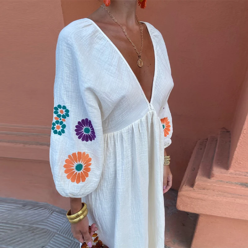 Vestido Linho Midi Decote V, Pronta Entrega, Em Alta, Vestido de Linho elegante