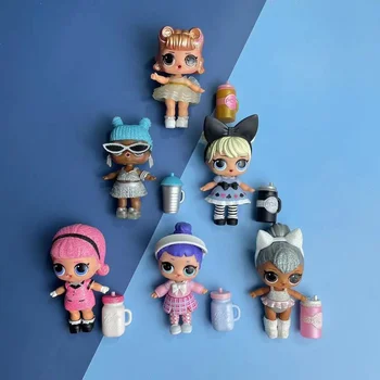 새로운 LOL 인형 세트, 플래시 레어 올 스타 시리즈 정장 인형 액세서리, 소녀 놀이 집 장난감, 어린이 생일 선물