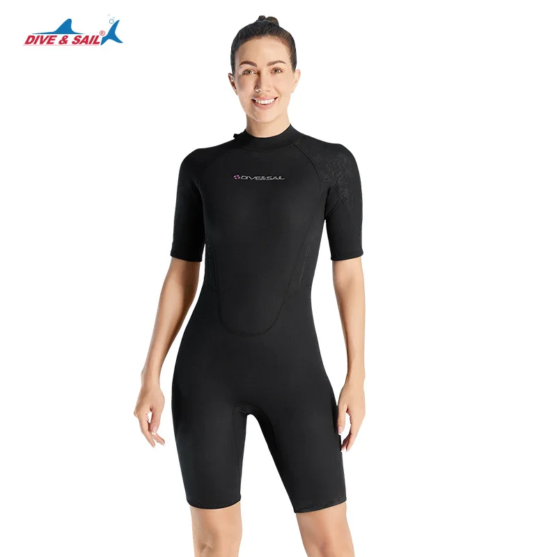 

3MM Neoprene Diving Suit Scuba Diving Wetsuits Short Sleeves Suit Swimming Surfing Swimsuit Kayaking Protection Clothes