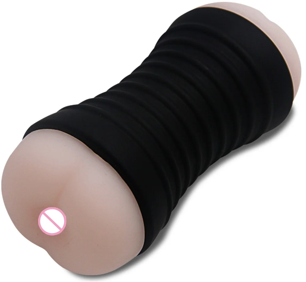 Blowjob Male Masturbator Cup Foreplay Flirting Game During Vaginal Anal Sex Toys for Couple Dual Channel Penis Ring Erotic Toys