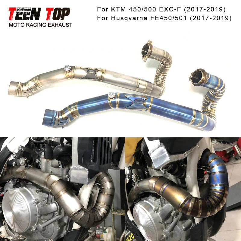 Motorcycle Exhaust Pipe For KTM 450 EXC/ 500 EXC-F 17-19 Offroad Bike Exhaust For KTM 250 EXC/ 400EXC/ 450EXC 2004-2007 - Image 6