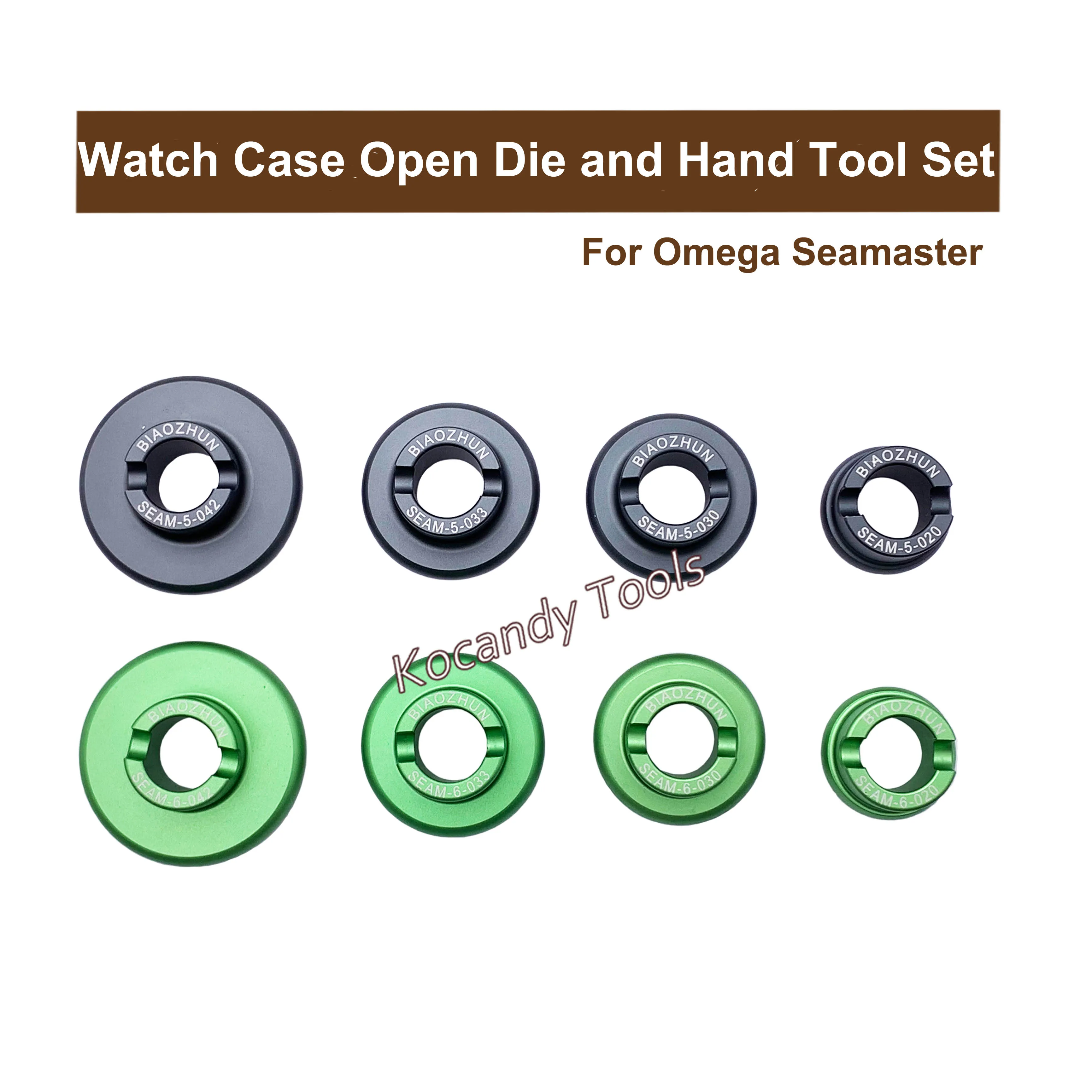 9PCS Watch Case Opener Wrench Dies Tool Kit 6-Pin 5Pin Dies For Omega Seamaster 20mm 30mm 33mm 42mmRepair ToolReplacement