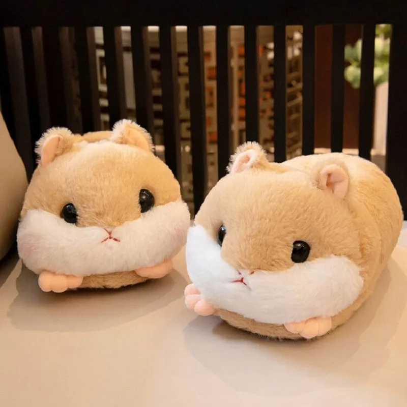 Kinder dieren pantoffels/sloffen hamster - maat 29-30 | Fun en Feest