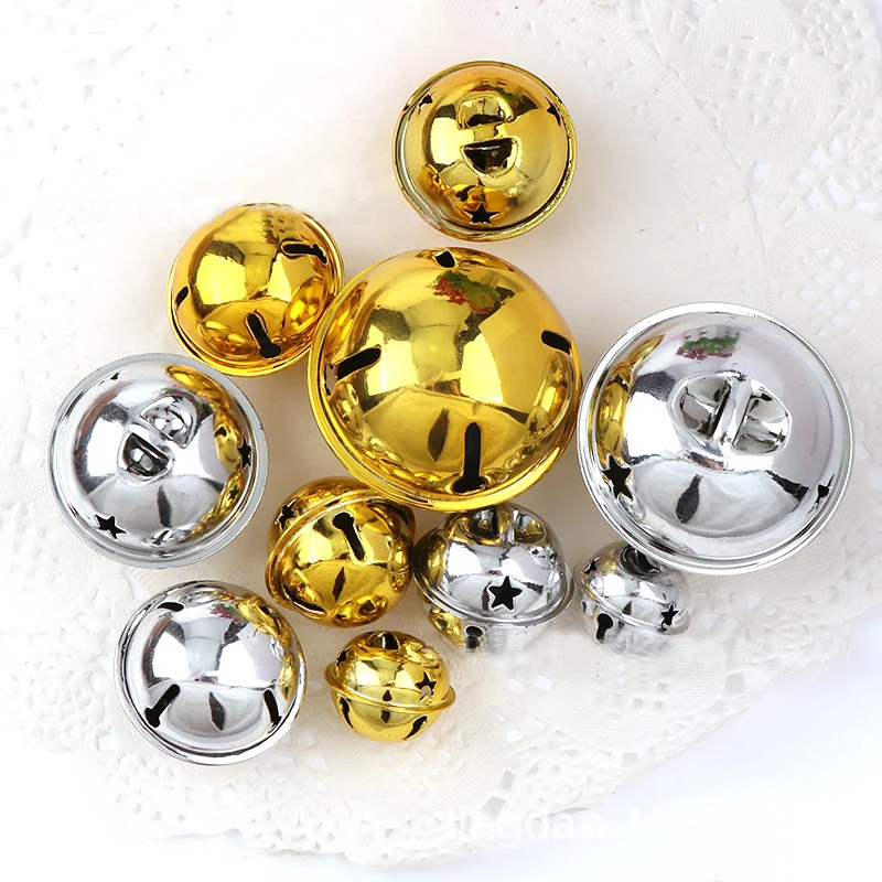 Christmas decorations jingle bells christmas bell 10pcs 25/30/40mm