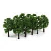 30pcs Model Trees Train Railroad 3.5cm Mixed Set Miniature Landscape Park Scenery Decoration Building Landscape Toys For Kids 2