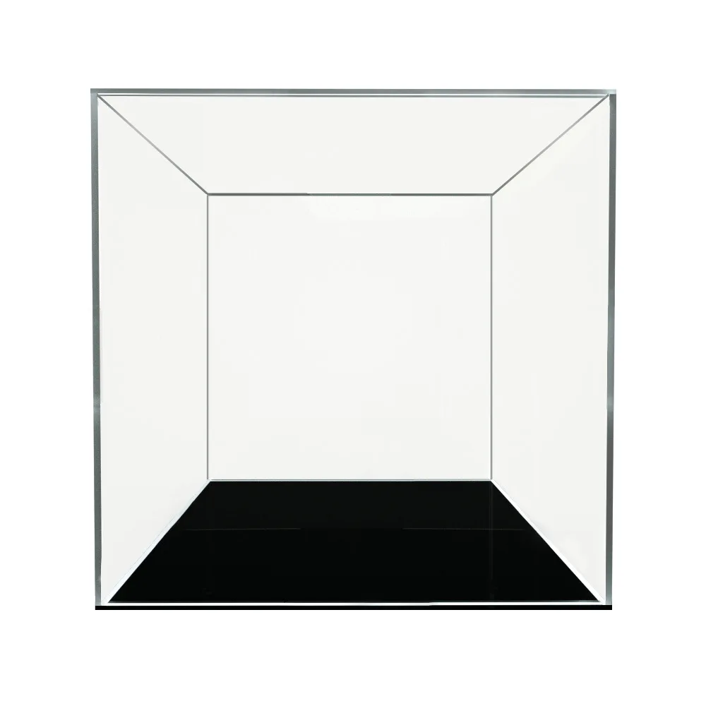max acrílico expositor caixas figura transparente armário de exibição plexiglass prova de poeira modelo caixa de armazenamento diy montado