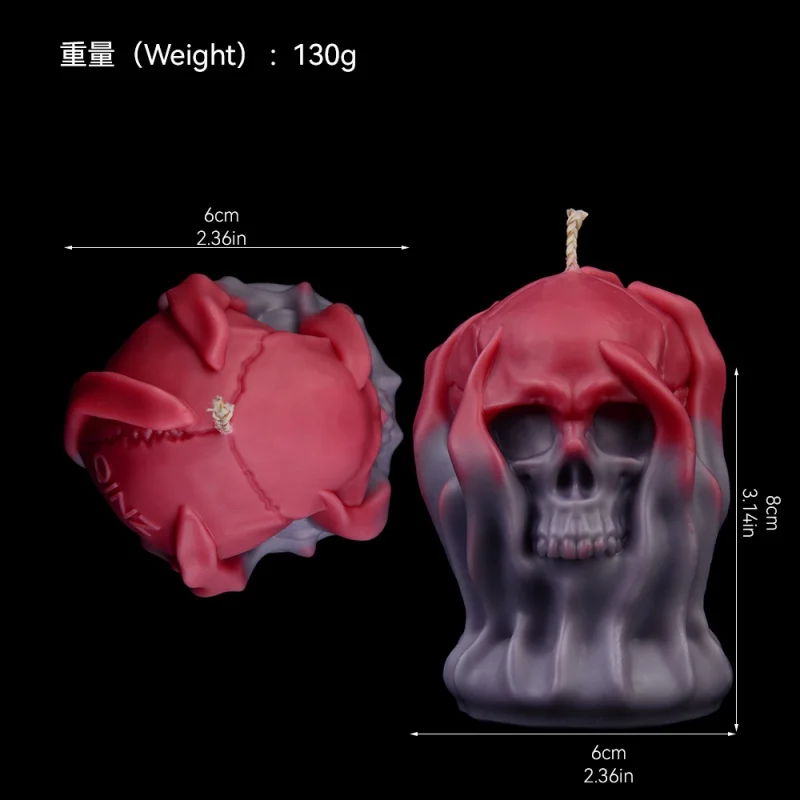 Skull Sexy Low Temperature Candles Sex Tools for Men and Women Aromatherapy Soy Wax Slightly Painful Wax Drip Sex Product