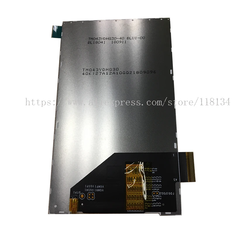

TM043YDHG30-41 4.3" 480*800 TFT-LCD Display Screen TM043YDHG30-40