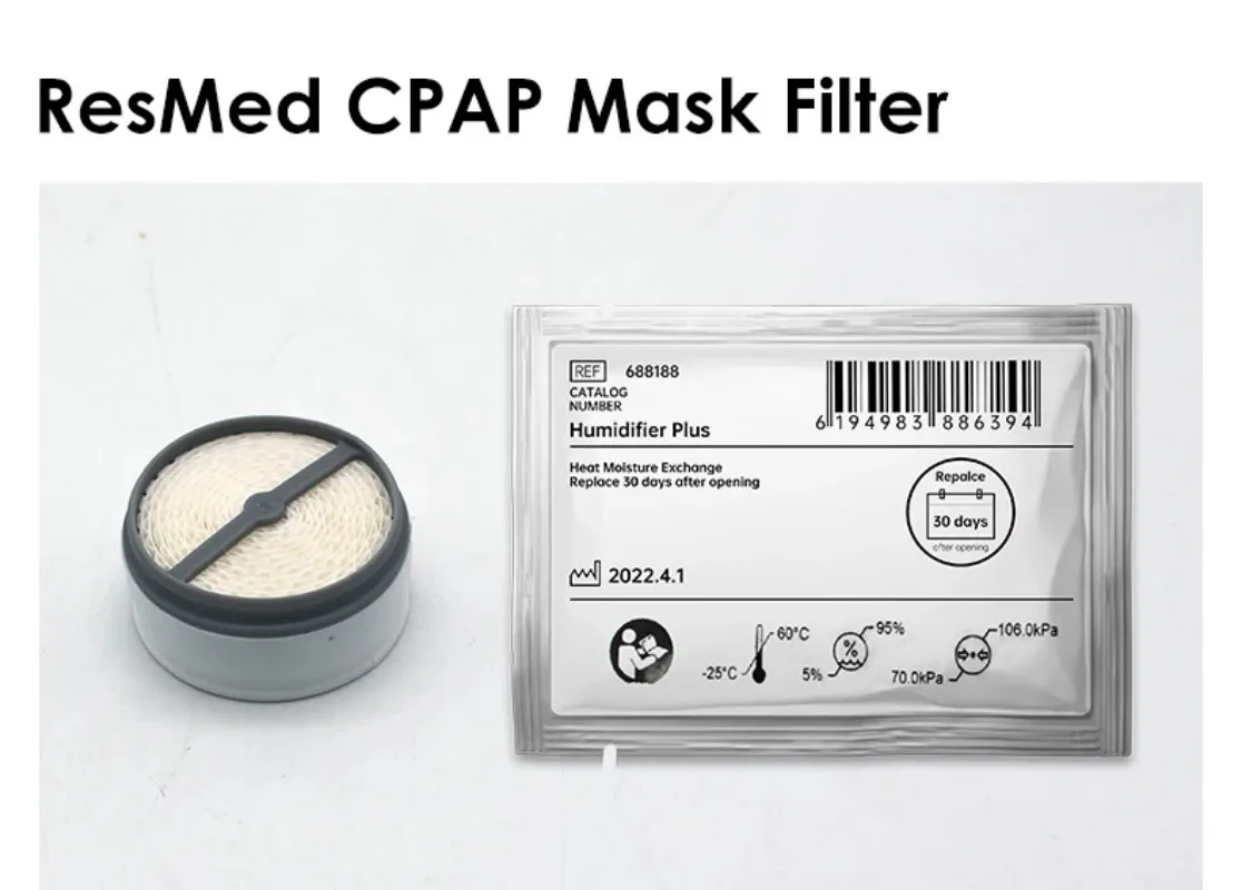 3/6/12 個加湿器プラス CPAP フィルター綿レスメド AirMini 人工呼吸器