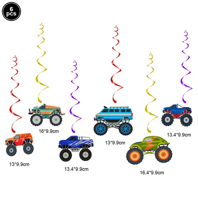 Monster Truck Hanging Swirls Party Hanging Decoration Boys Birthday Truck Number Foil Balloon Monster Truck Party Supplies - AliExpress monster-truck-hanging-swirls-party-hanging-decoration-boys-birthday-truck-number-foil-balloon-monster-truck-party-supplies-aliexpress