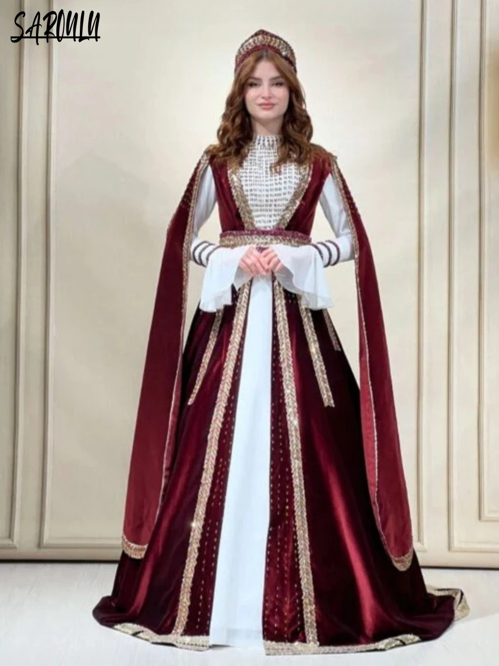 Турецкий Caftan, трапециевидные