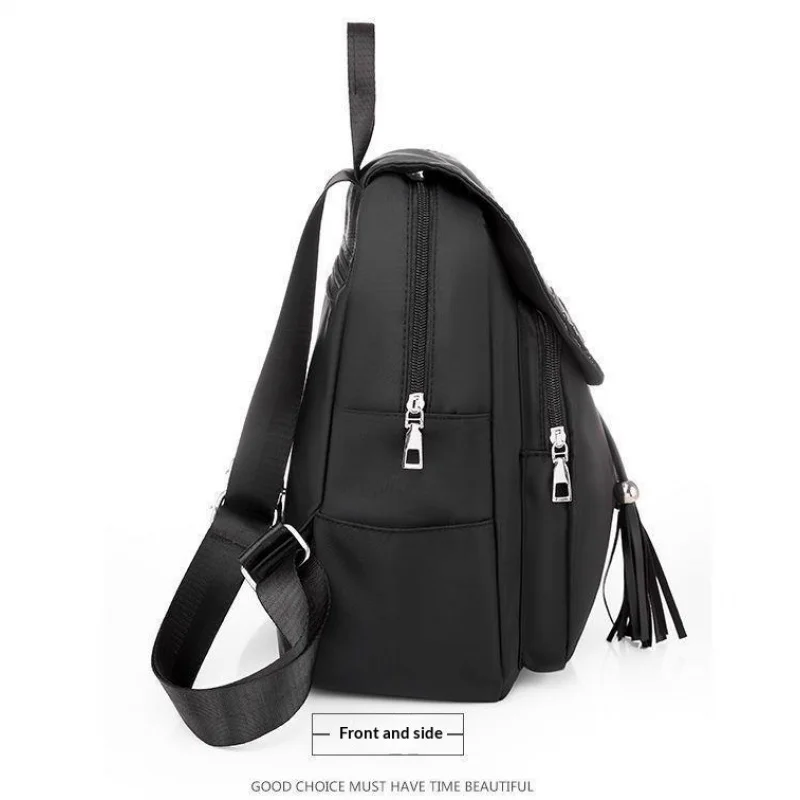 Choose It For Weekend Trips Or Short Getaways! Women'S Versatile Oxford Fabric Backpack With Waterproof, Durable, And Multi-Pock