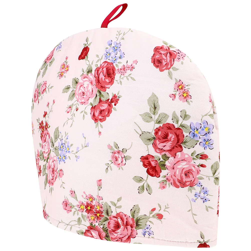 Printed Cotton Teapot Insulated Cover Kettle Warmer Cozy Protector Kitchen Tea Dining Bar Anti Scald Thermal Keeper Restaurant