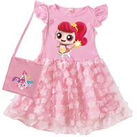 Été enfants robes Catche Teenie ping bébé filles robe princesse enfants mariage fête d'anniversaire robe Costume de noël 6