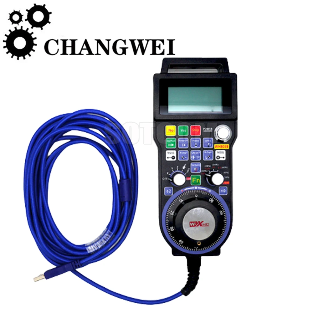 

Xhc Lhb03b Cnc Ncstudio 3-осевое Usb Проводное рандомное колесо, совместимое с Weihong V8 Newcarve