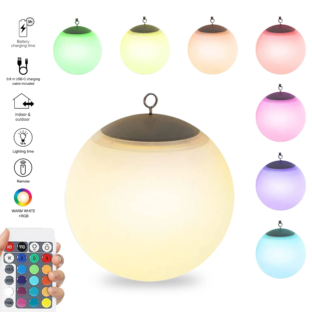 

Solar lights Outdoor waterproof garden solar panel LED Decorative Lamp Christmas Hanging lamps USB charging support RGB Color