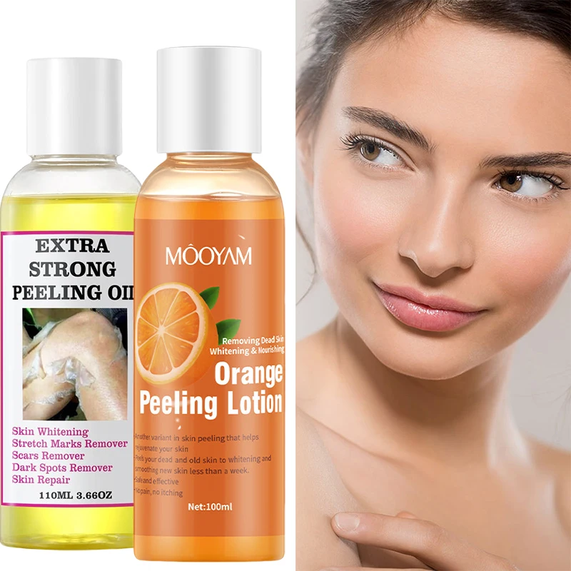 Yellow Orange Green Peeling Oil Gentle Remove Peel Off Dead Skin Exfoliating Body Deep Cleansing Moisturizing Peeling Oil peeling oil