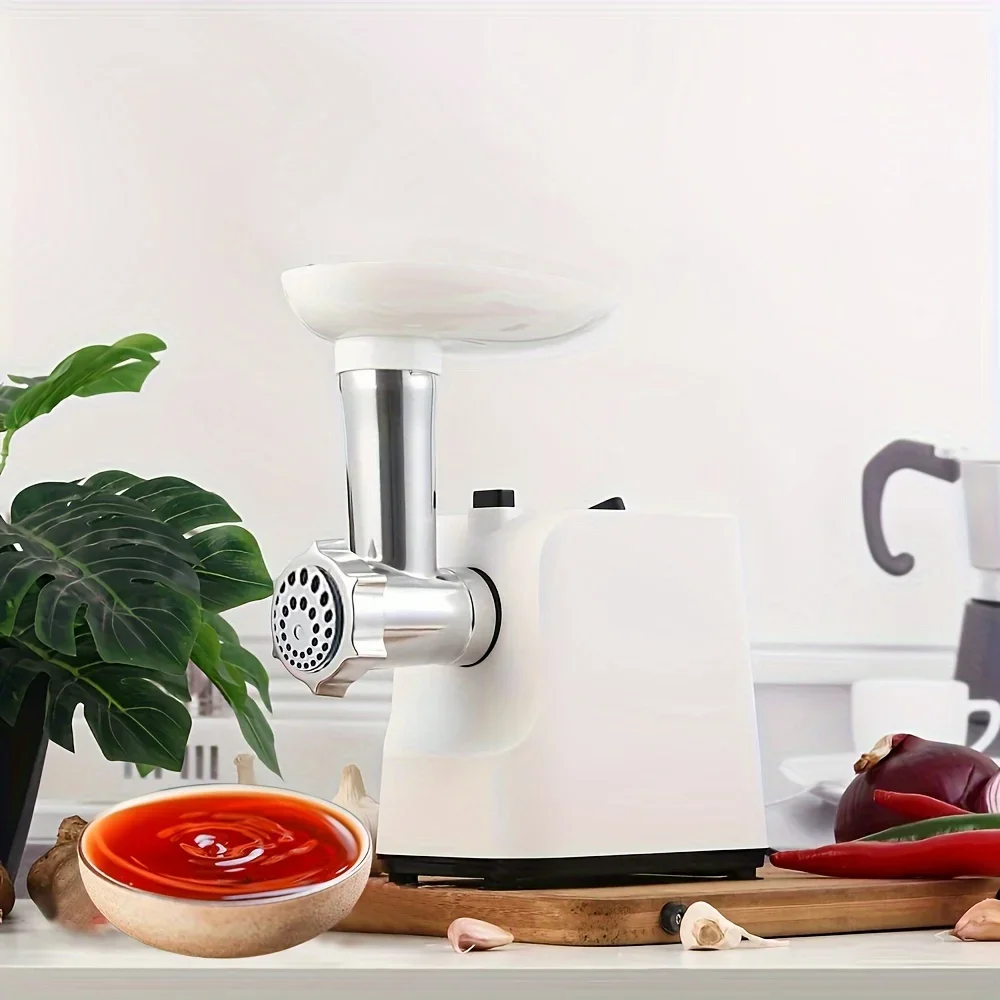 Functional Electric Meat Grinder,Sausage Filling Machine,Stainless Steel Food Grinder with Sausage Tube Cube Machine 5