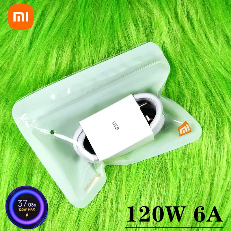 Xiaomi Original Turbo Charger Cable 55W 67W 120W Fast Charging 6A