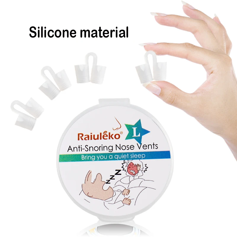 Snore Stopper Silicone Anti snoring Nasal Dilator Anti Snore Device Nose Clip Sleep Aid Equipment Stop Snoring CPAP