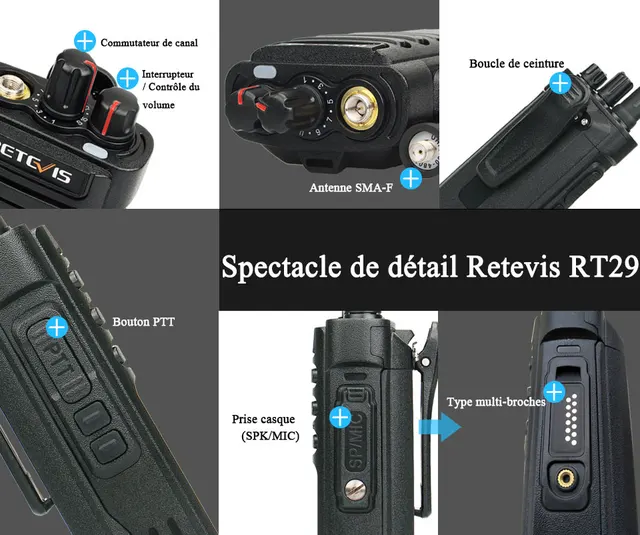 ② Talkie-walkie longue portée Retevis RT29 neufs 2ex. — Talkies-walkies &  Walkies-talkies — 2ememain