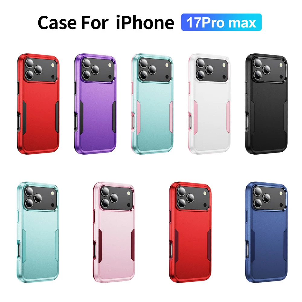 Enhanced Dual-Layer Military Grade Shockproof Phone Case