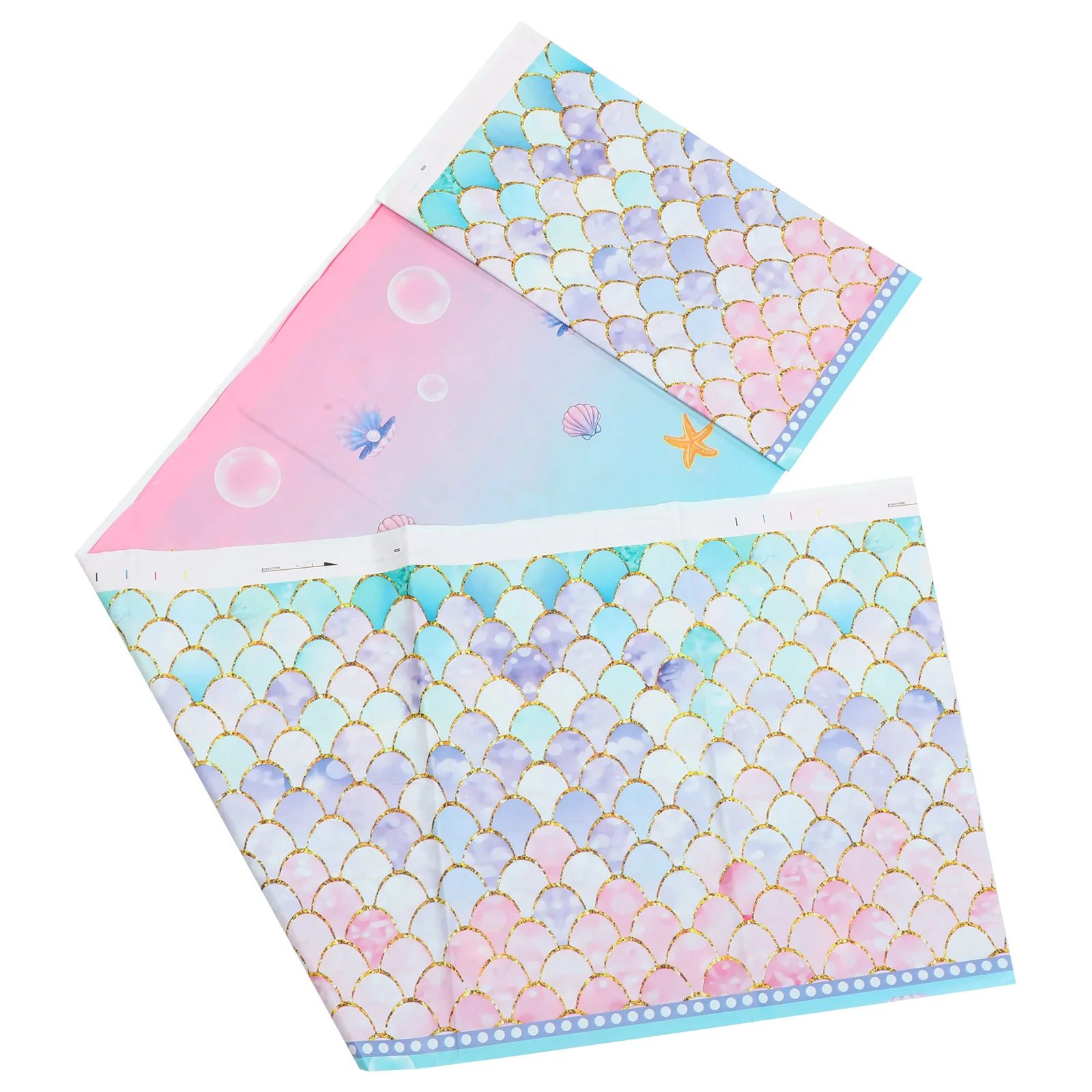 

Festival Tablecloth Decoration Birthday Party Supplies Mermaid For Rectangular Home