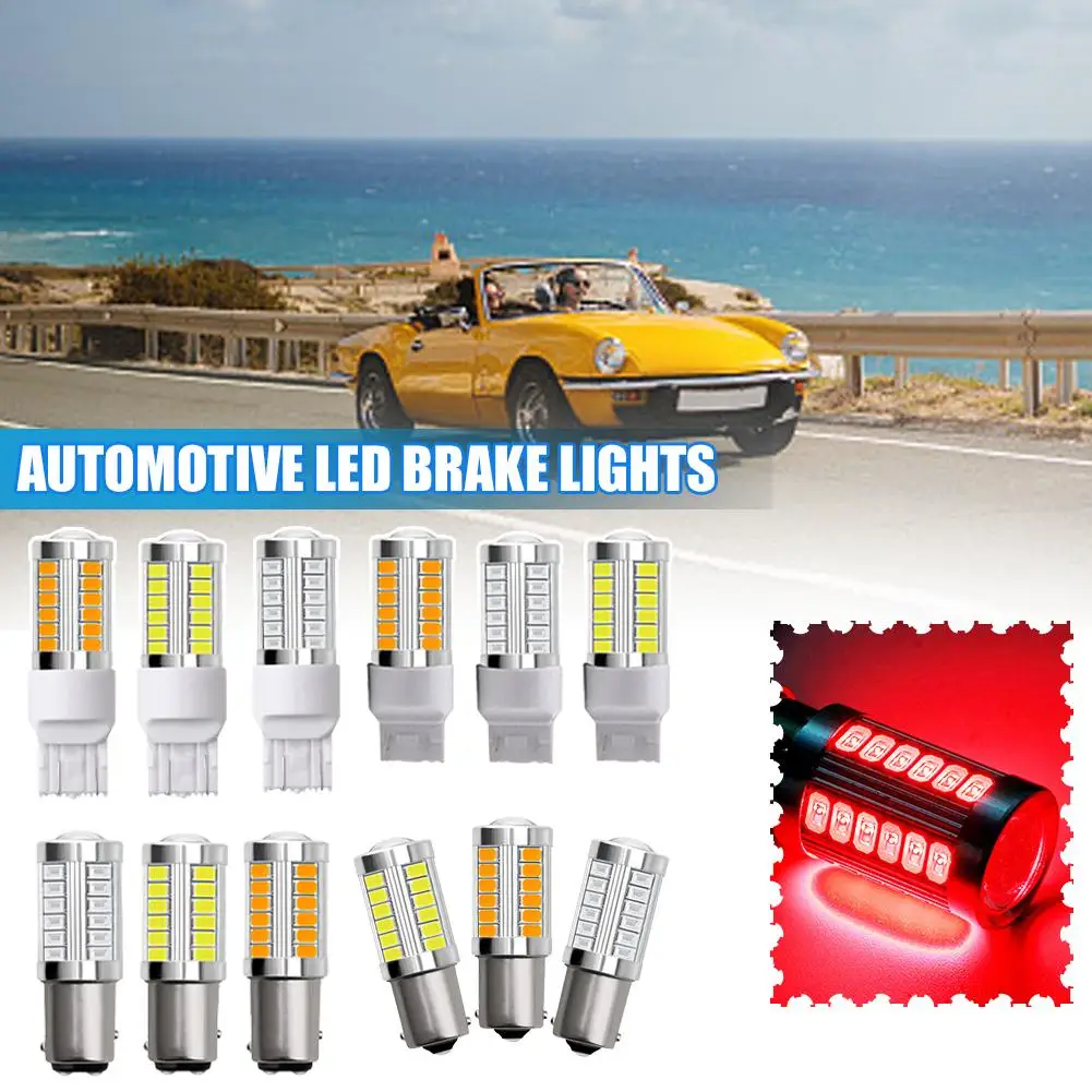 

Automotive LED Brake Lights Car Turning Reverse Signal Bulb 1156 Automotive DC12V 1157 7443 7440 Accessories Car Lights Tai T5L0