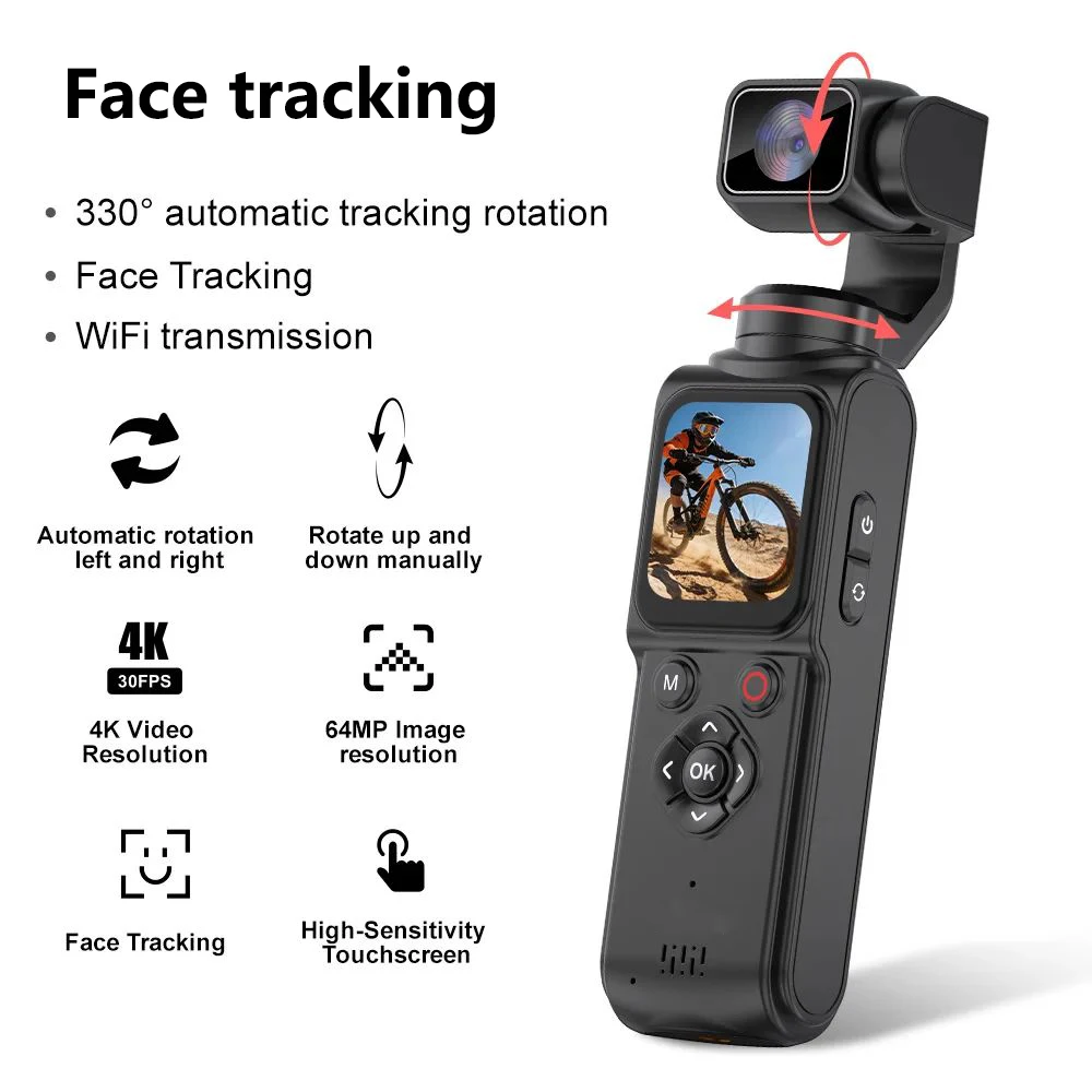 Accessoires de la caméra action 4K : étui étanche, supports adhésifs, câble USB, batterie supplémentaire et carte microSD - Achetez une Caméra Action 4K avec Stockage Extensible - Livraison Rapide