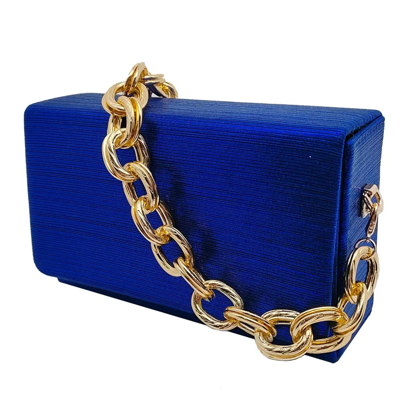 Small Square Bag Featured Chain Evening Bag All-Match High-Grade Women's Bag Simple Shoulder Bag