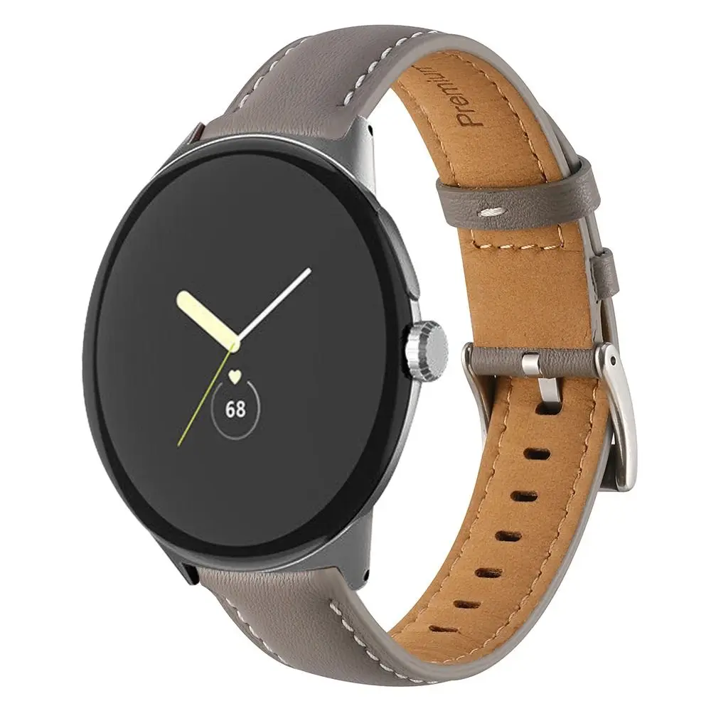 Soft Loop Smart Watch Accessories Replacement Leather Bracelet Strap For Google Pixel Watch
