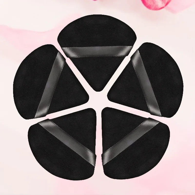 30/50/100Pcs Triangle Velvet Powder Puff Make Up Sponges for Face Eyes Contouring Shadow Seal Cosmetic Foundation Makeup Tool 5