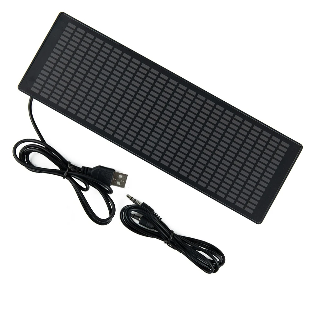 Coltiva Le Luci Atmosfera Luce Led Spettro Musicale Analizzatore Di Spettro Musicale Stereo Usb Vu Meter 220X28X70 Mm 32 Bit