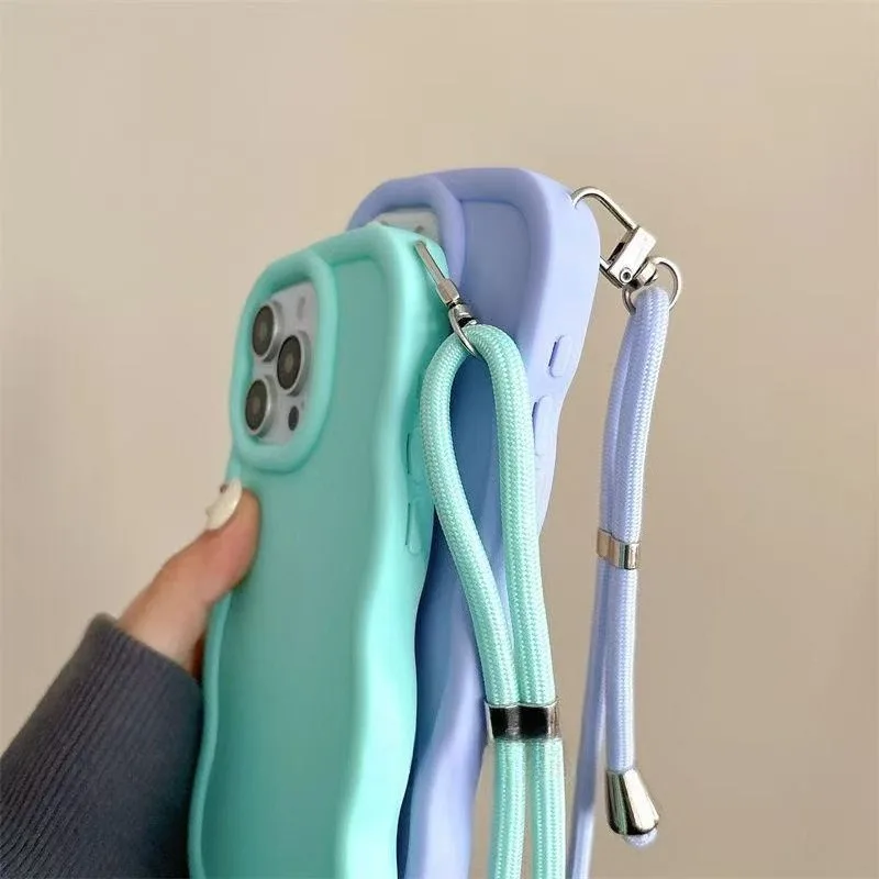 Adjustable Crossbody Lanyard Phone Case with Neck Strap