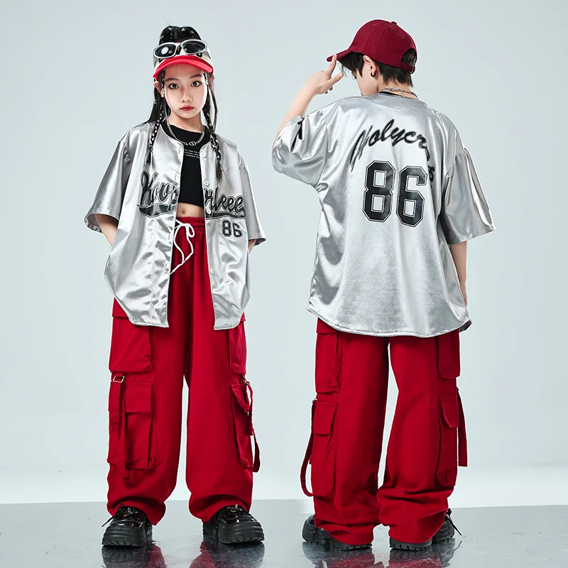 Girls Dance Costume Kids Streetwear Sets
