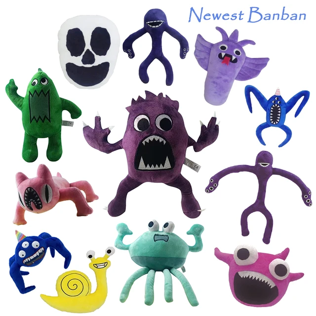 99styles New Garten Of Banban Plush Toy Game Animation Surrounding Garden  Of Banban 1 2 3 4 Plush Doll Birthday kid Gift