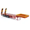 RC Metal 4-axle Trailer Painted Semi-trailer Model 1/14 for Remote Control Tractor Truck Car Construction Vehicle Toy TH23239 3