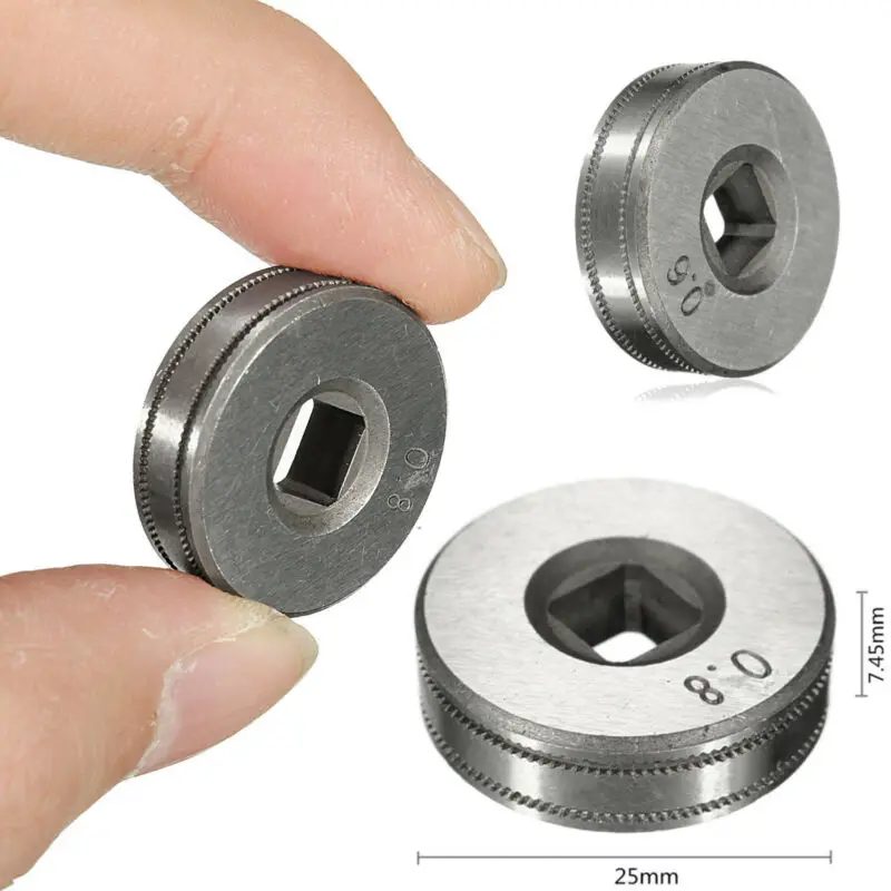 Wire Feed Roller Parts Mig Welding Line Wire Feed Drive Roller Parts 0.6-0.8 Kunrle-Groove V Groove 0.023"-0.030" Wire Feed 6